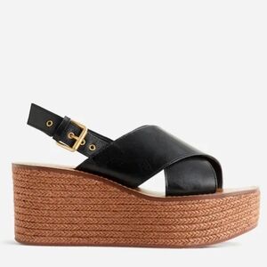 Madewell The Amee Wedge Sandal - black